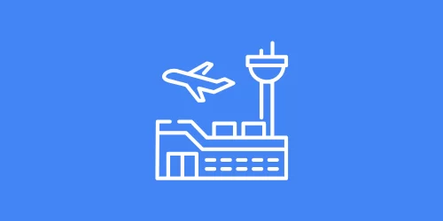 Avião no aeroporto